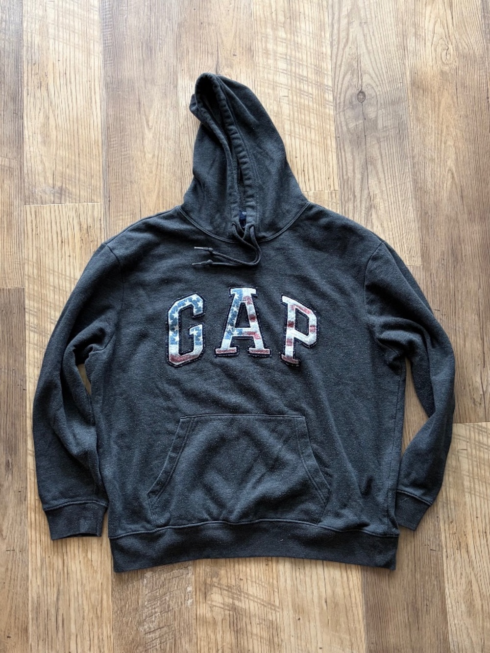 Vintage GAP American Flag Hoodie